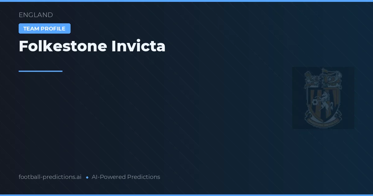 Folkestone Invicta Predictions & Stats