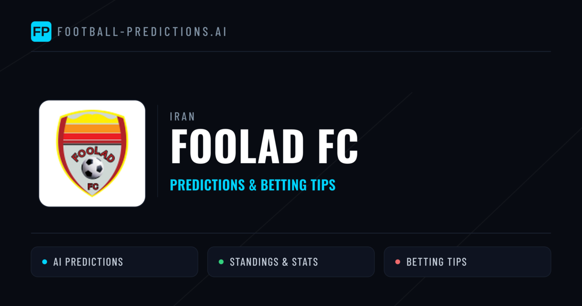 Foolad FC Predictions & Stats