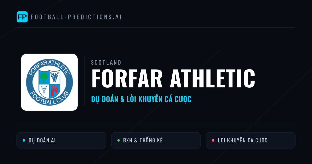 Forfar Athletic Dự đoán & Thống kê