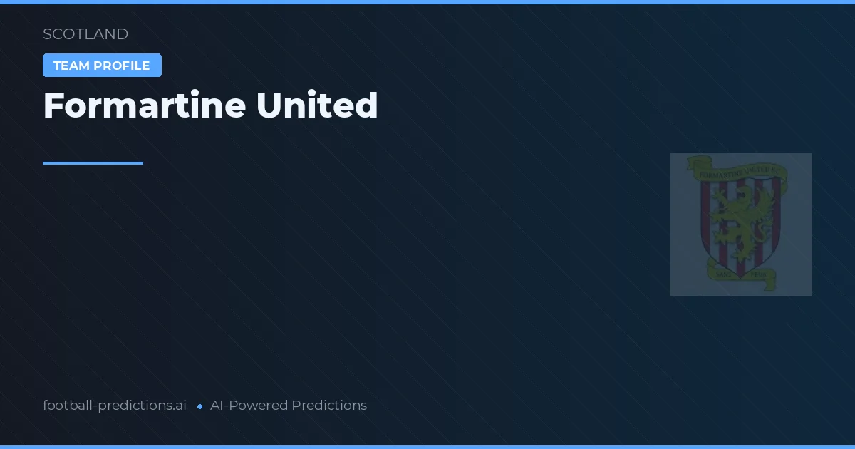 Formartine United Prediksi & Statistik Piala Dunia