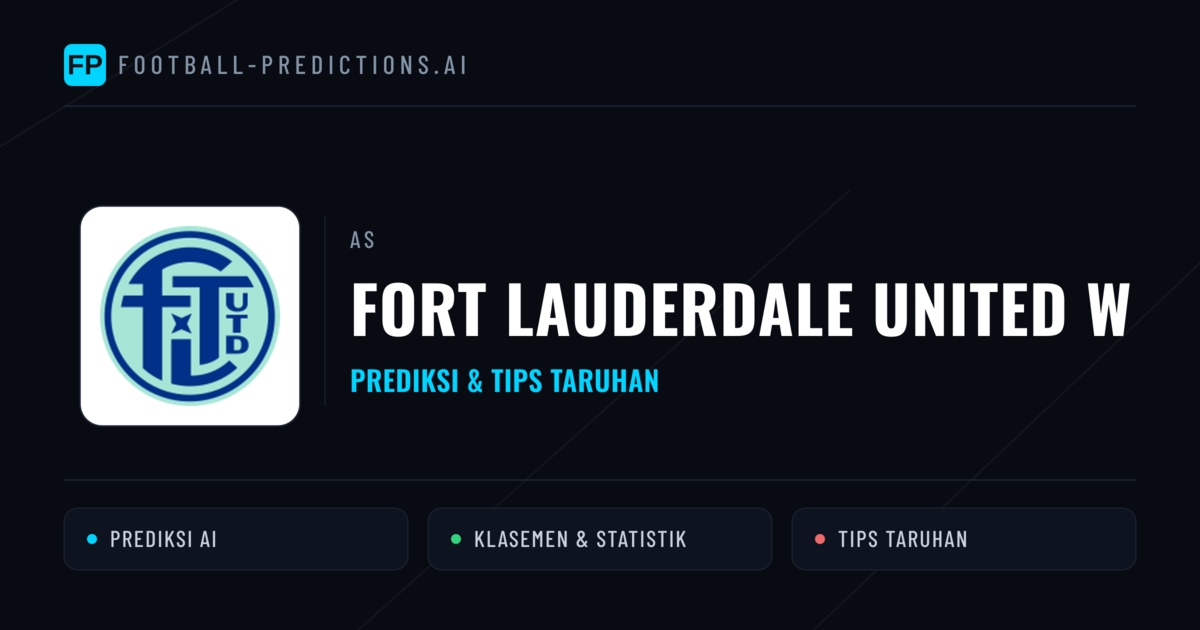Fort Lauderdale United W Prediksi & Statistik Piala Dunia