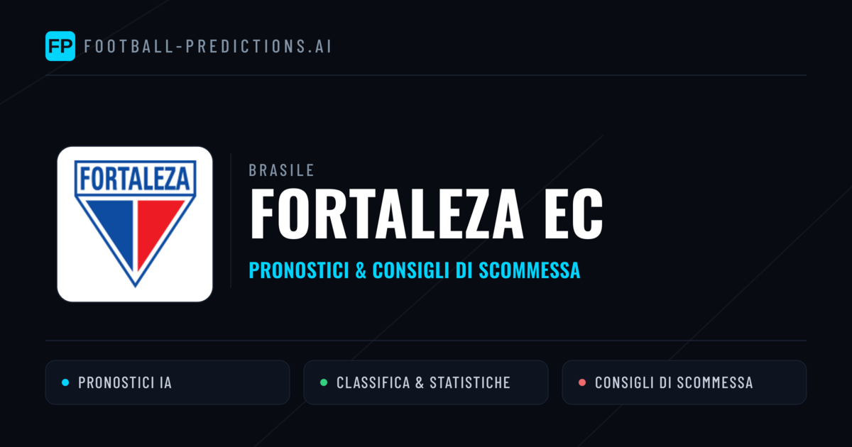 Pronostici e Statistiche Fortaleza EC