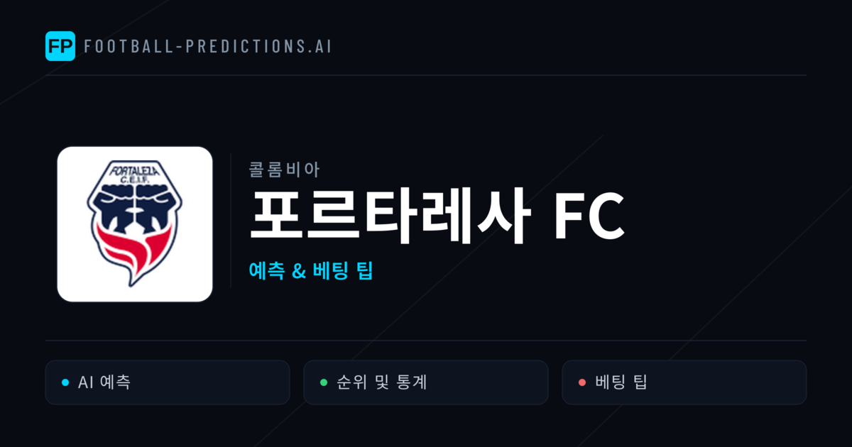 포르타레사 FC 축구 예측 & 통계