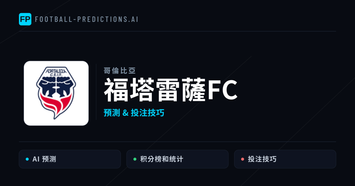 福塔雷薩FC 運彩分析｜足球預測與數據