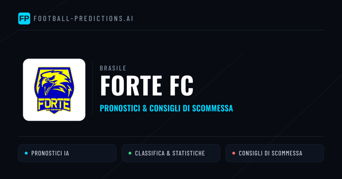 Pronostici e Statistiche Forte FC