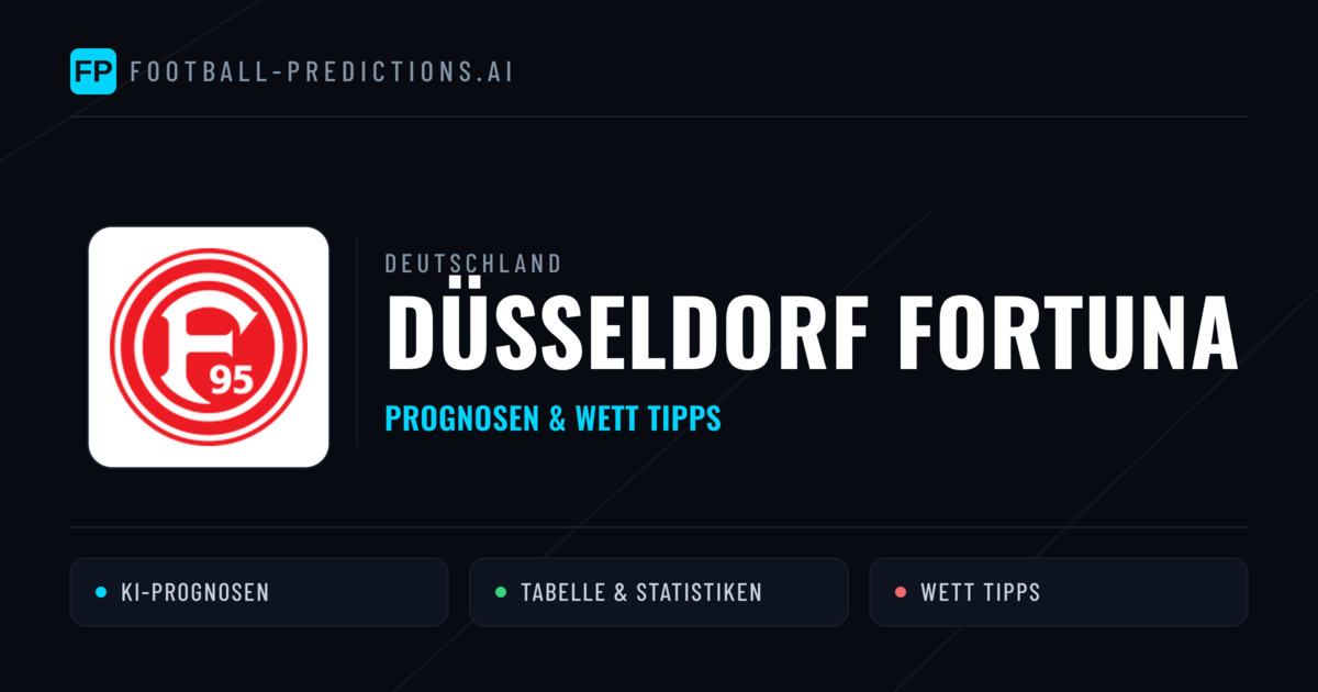 Düsseldorf Fortuna Prognosen & Statistiken