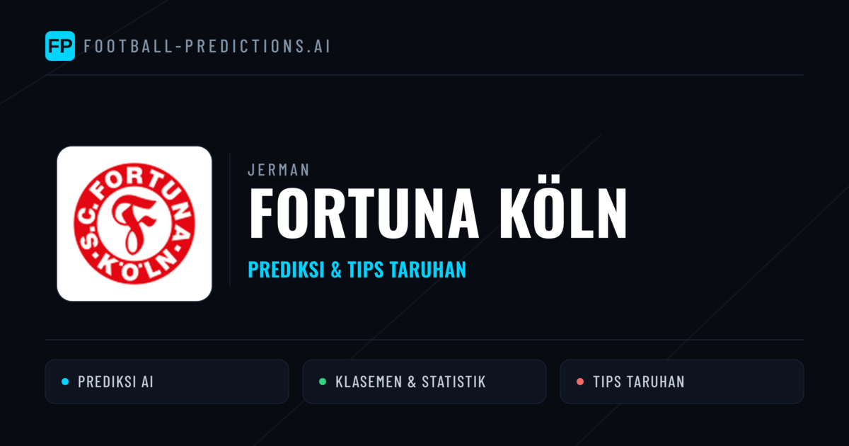 Fortuna Köln Prediksi & Statistik Piala Dunia