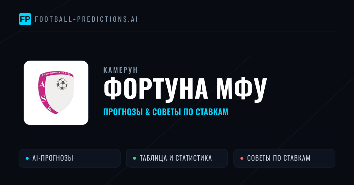 Фортуна Мфу прогнозы и статистика