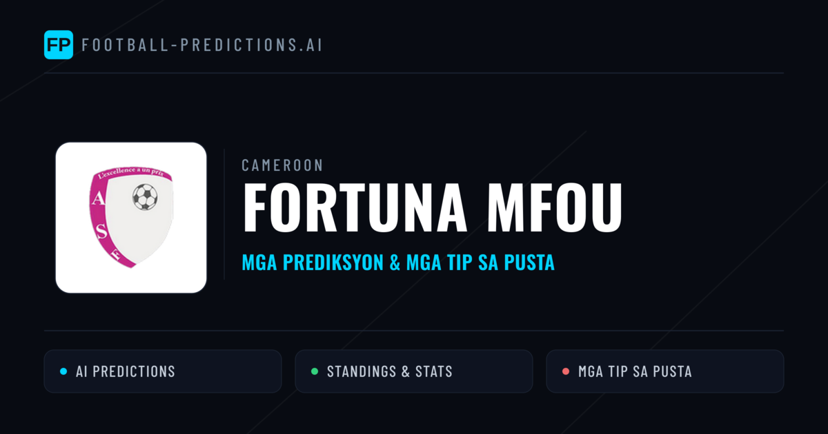Fortuna Mfou Predictions & Stats