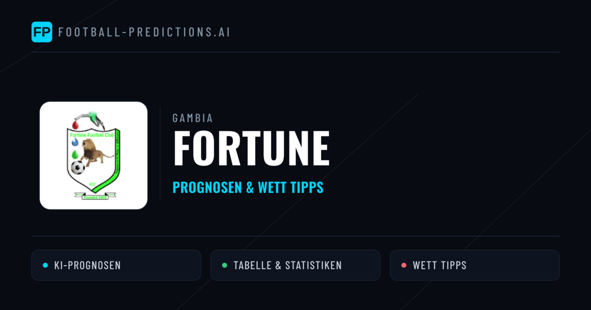 Fortune Prognosen & Statistiken