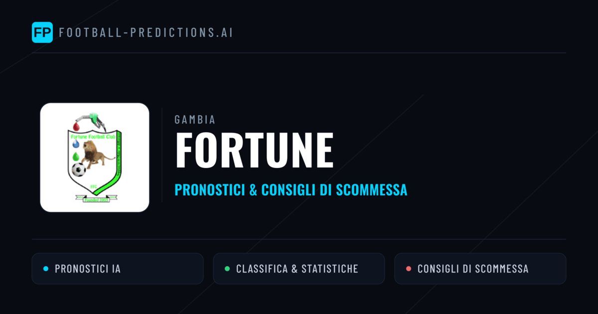 Pronostici e Statistiche Fortune