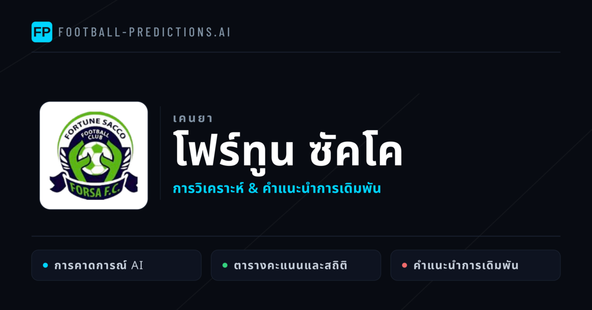 โฟร์ทูน ซัคโค การวิเคราะห์และสถิติ