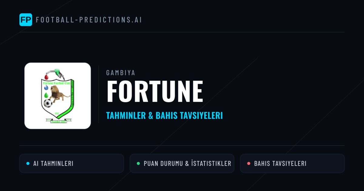 Fortune Tahminleri & İstatistikler