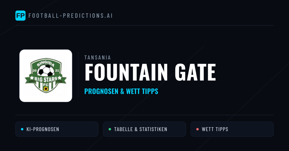 Fountain Gate Prognosen & Statistiken