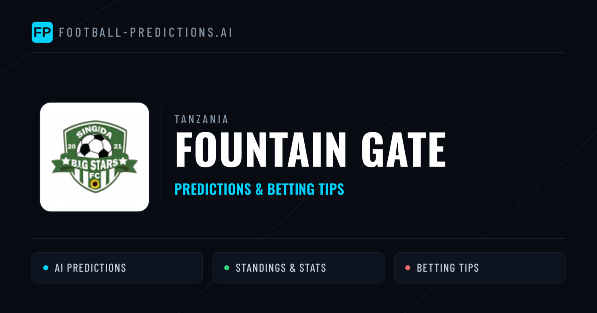 Fountain Gate Predictions & Stats