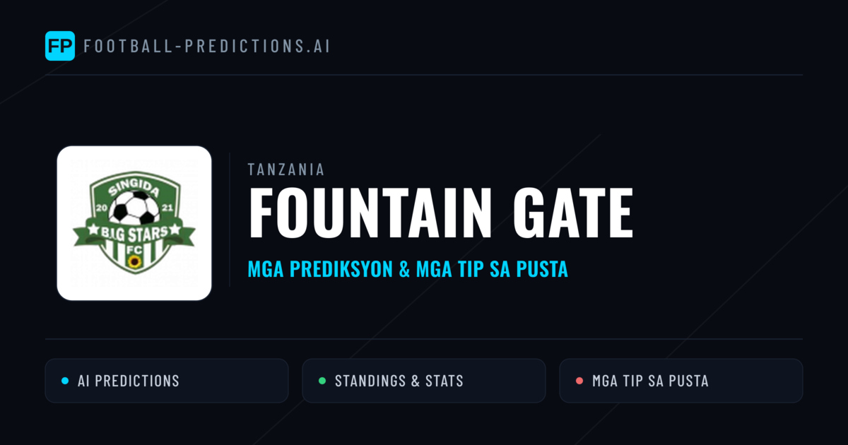 Fountain Gate Predictions & Stats