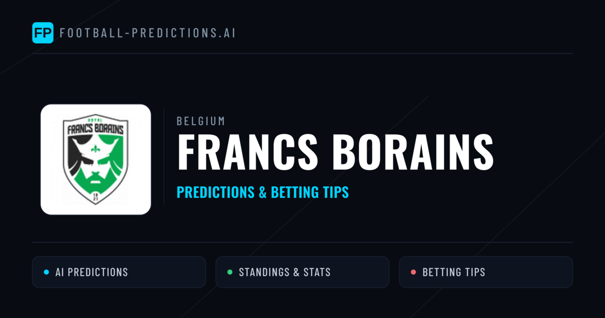 Francs Borains Predictions & Stats