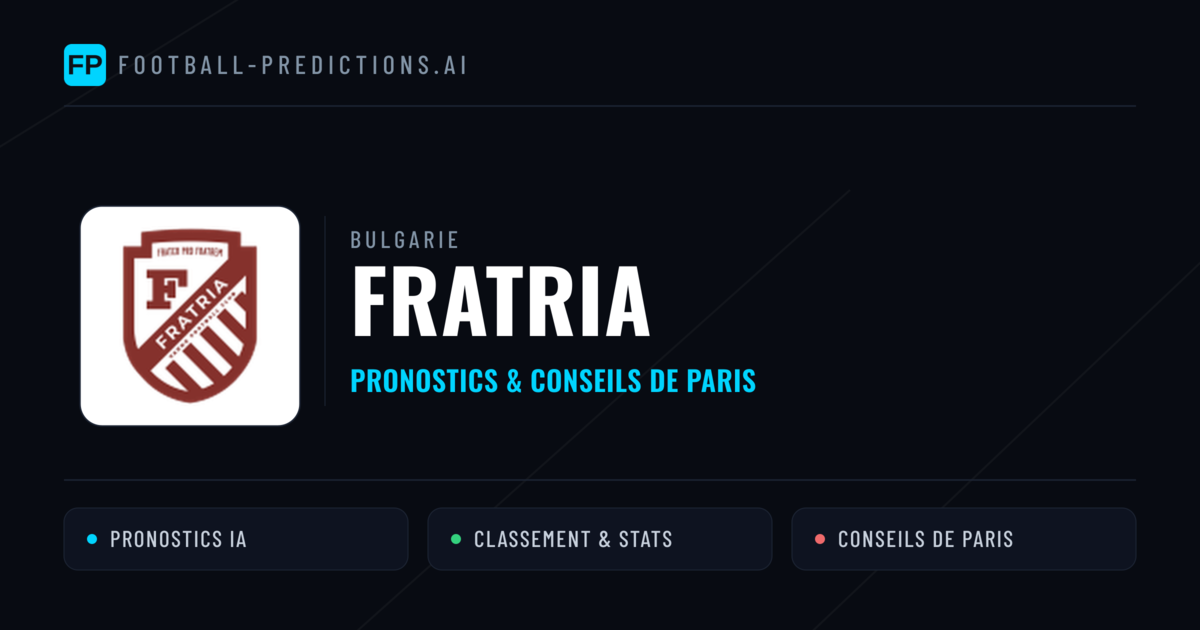 Fratria Pronostics & Statistiques