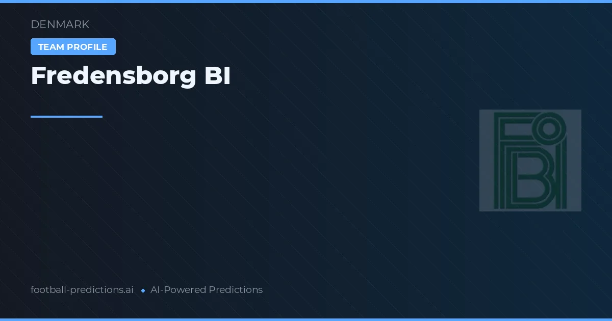 Fredensborg BI Predictions & Stats