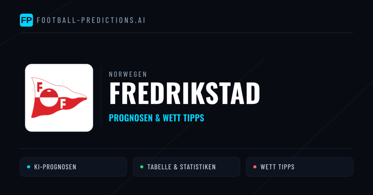 Fredrikstad Prognosen & Statistiken