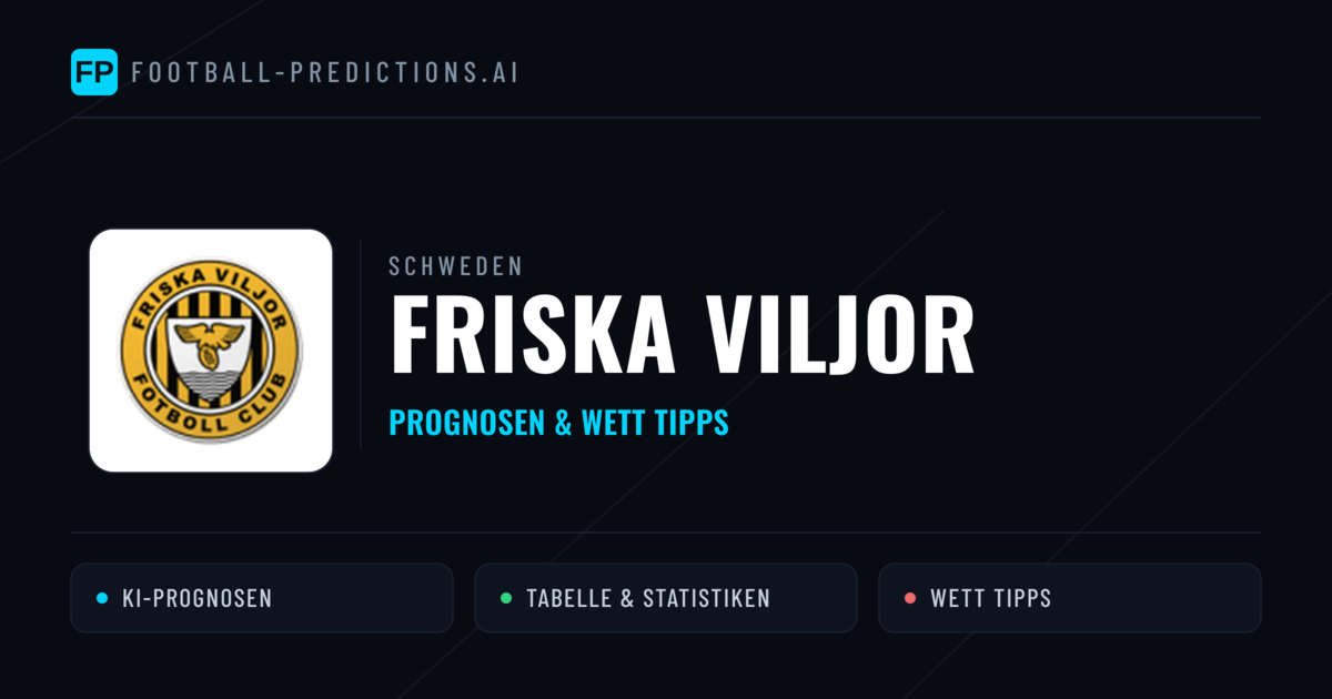 Friska Viljor Prognosen & Statistiken