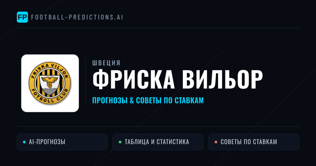 Фриска Вильор прогнозы и статистика