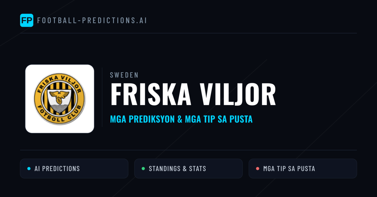 Friska Viljor Predictions & Stats