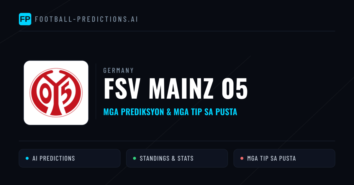 FSV Mainz 05 Predictions & Stats