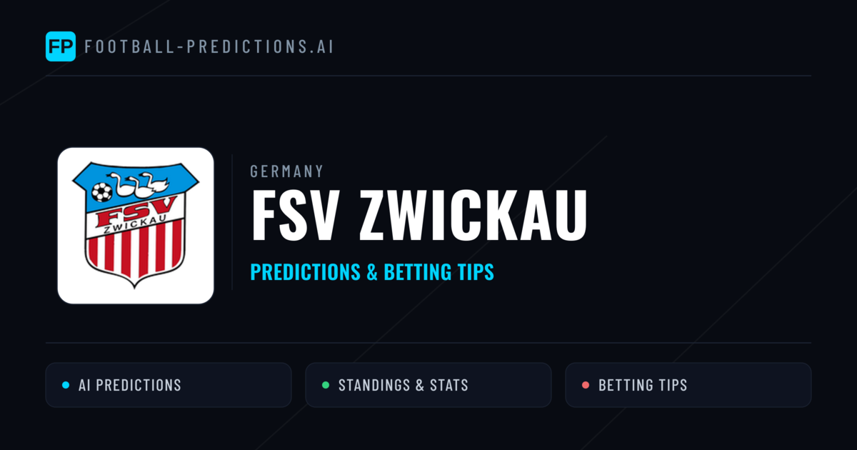 FSV Zwickau Predictions & Stats