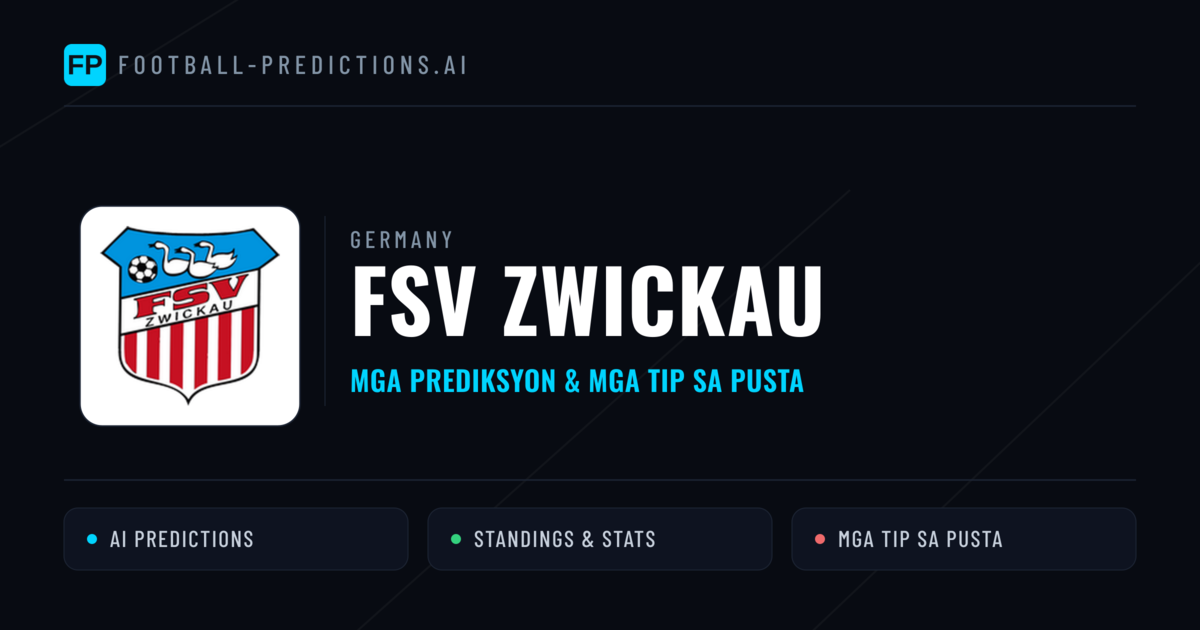 FSV Zwickau Predictions & Stats