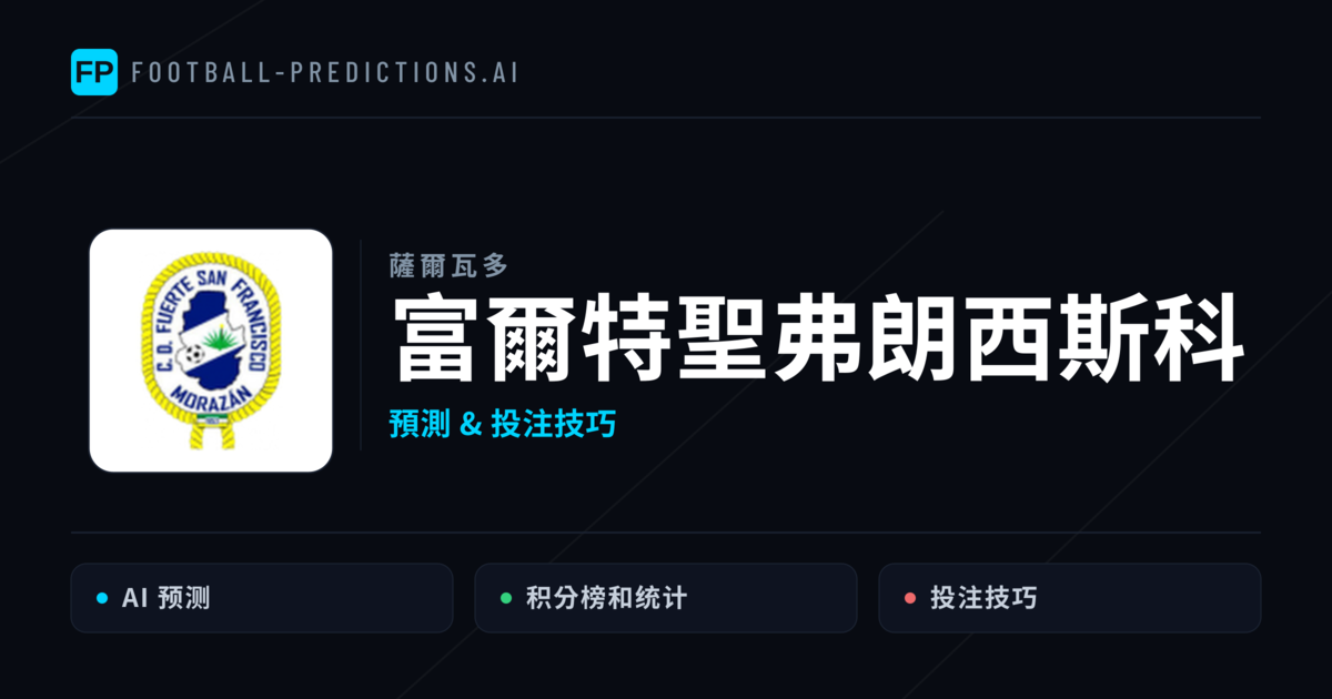 富爾特聖弗朗西斯科 運彩分析｜足球預測與數據