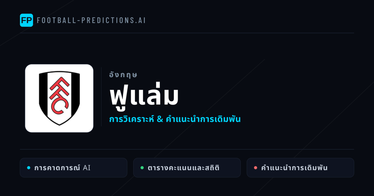 ฟูแล่ม การวิเคราะห์และสถิติ