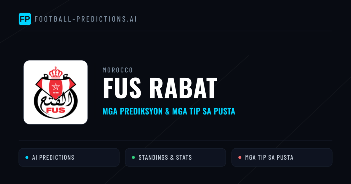 FUS Rabat Predictions & Stats