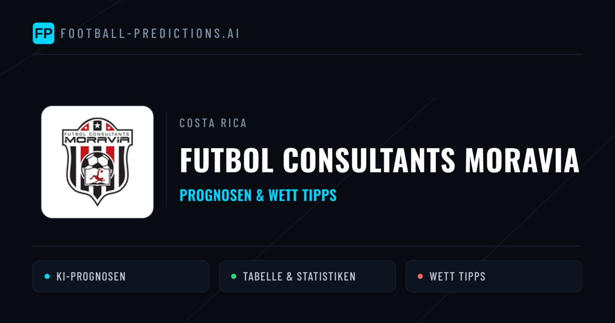 Futbol Consultants Moravia Prognosen & Statistiken