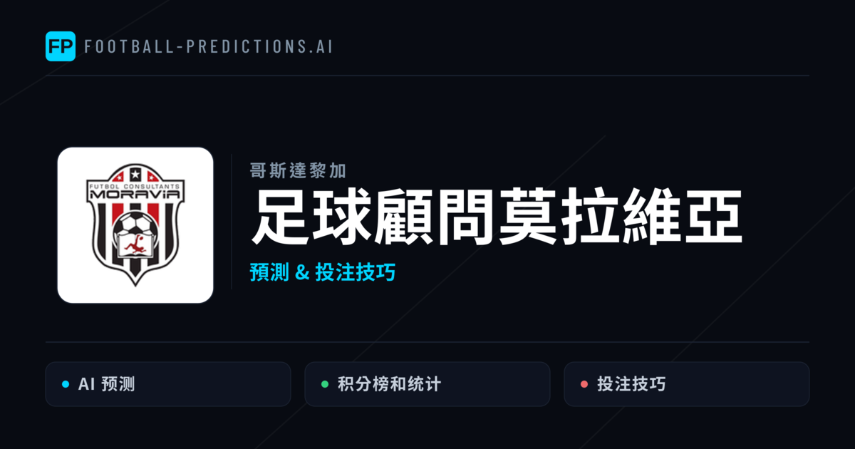 足球顧問莫拉維亞 運彩分析｜足球預測與數據