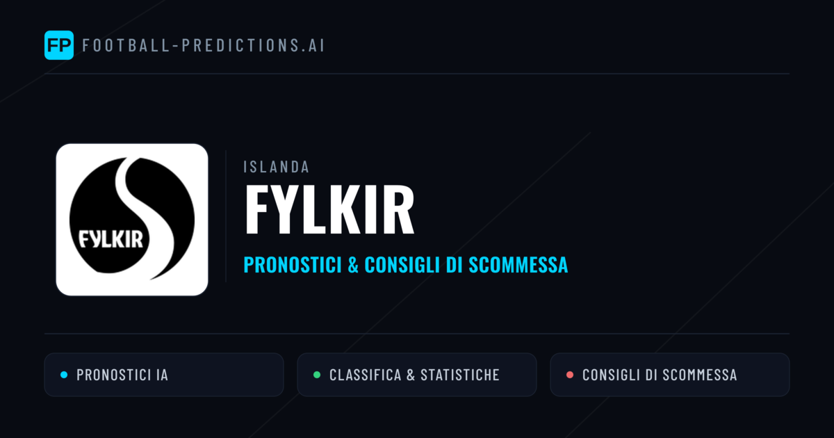 Pronostici e Statistiche Fylkir