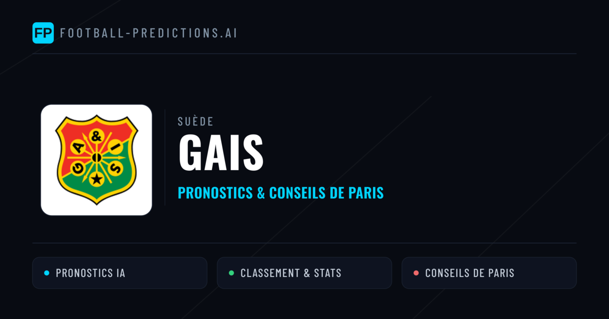 Gais Pronostics & Statistiques