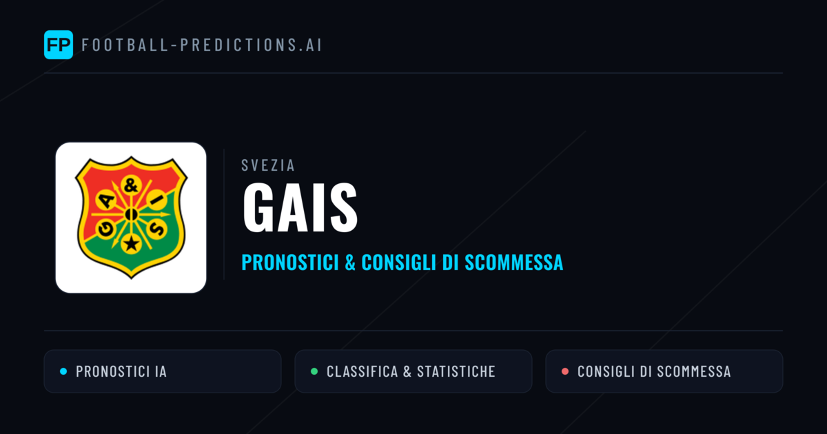 Pronostici e Statistiche Gais