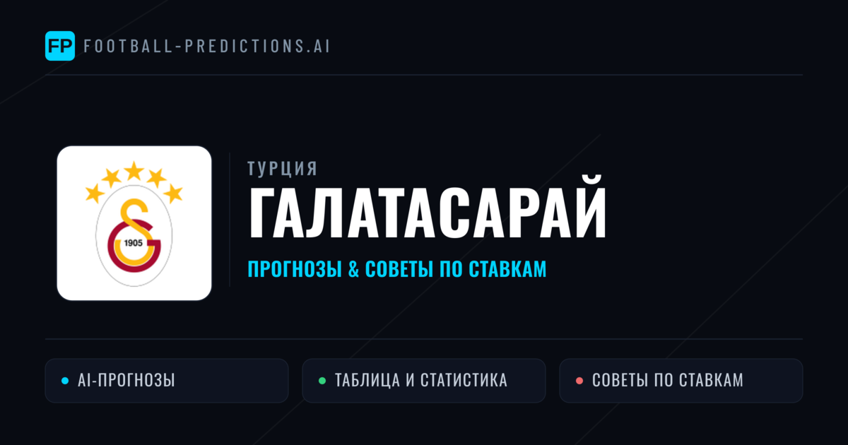 Галатасарай прогнозы и статистика