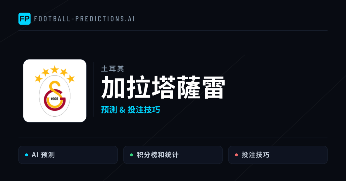 加拉塔薩雷 運彩分析｜足球預測與數據