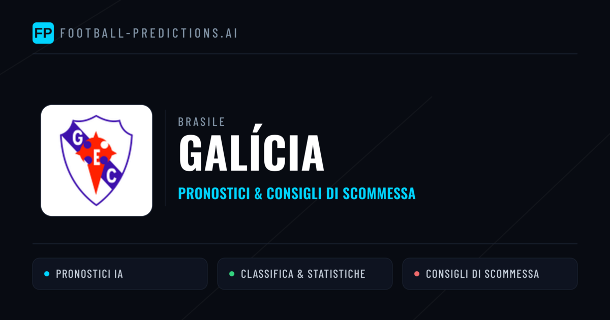 Pronostici e Statistiche Galícia