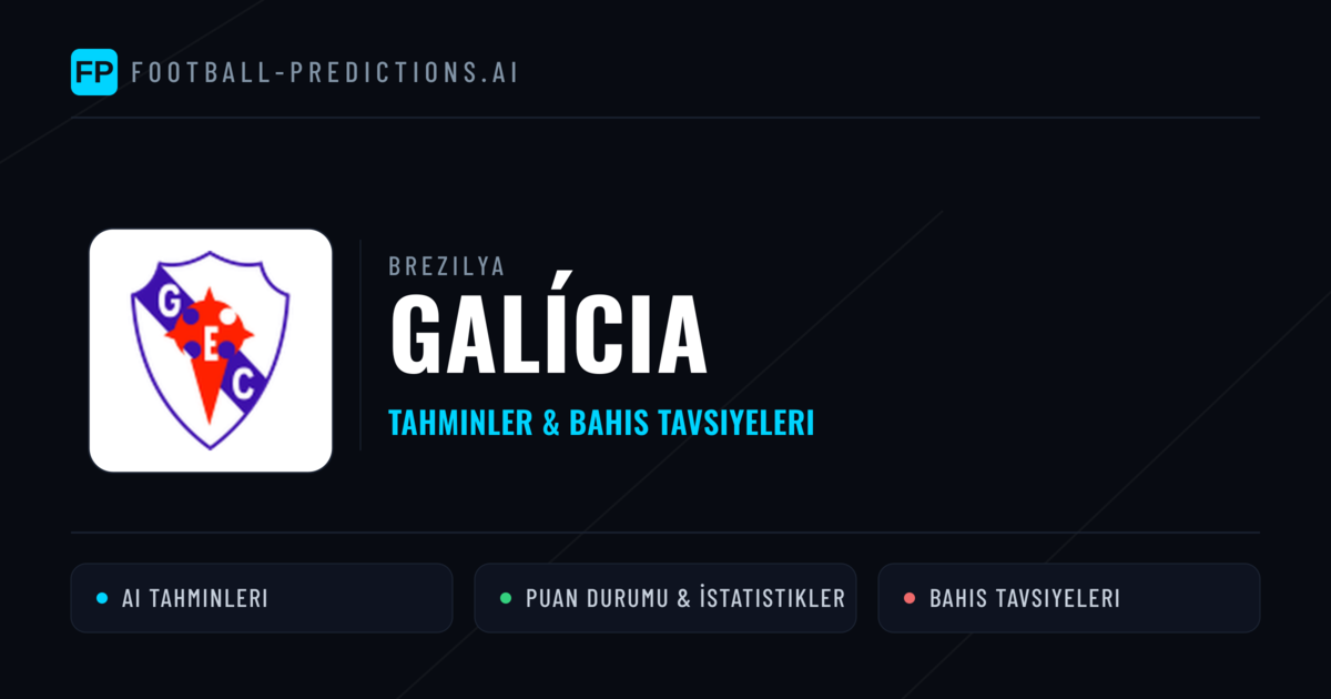 Galícia Tahminleri & İstatistikler