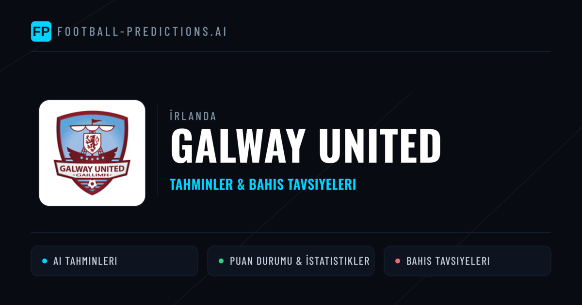 Galway United Tahminleri & İstatistikler