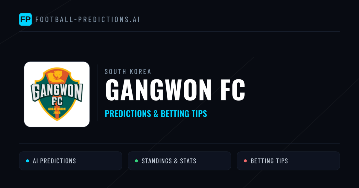 Gangwon FC Predictions & Stats