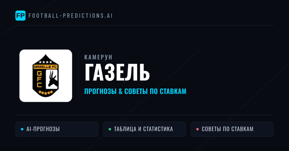Газель прогнозы и статистика
