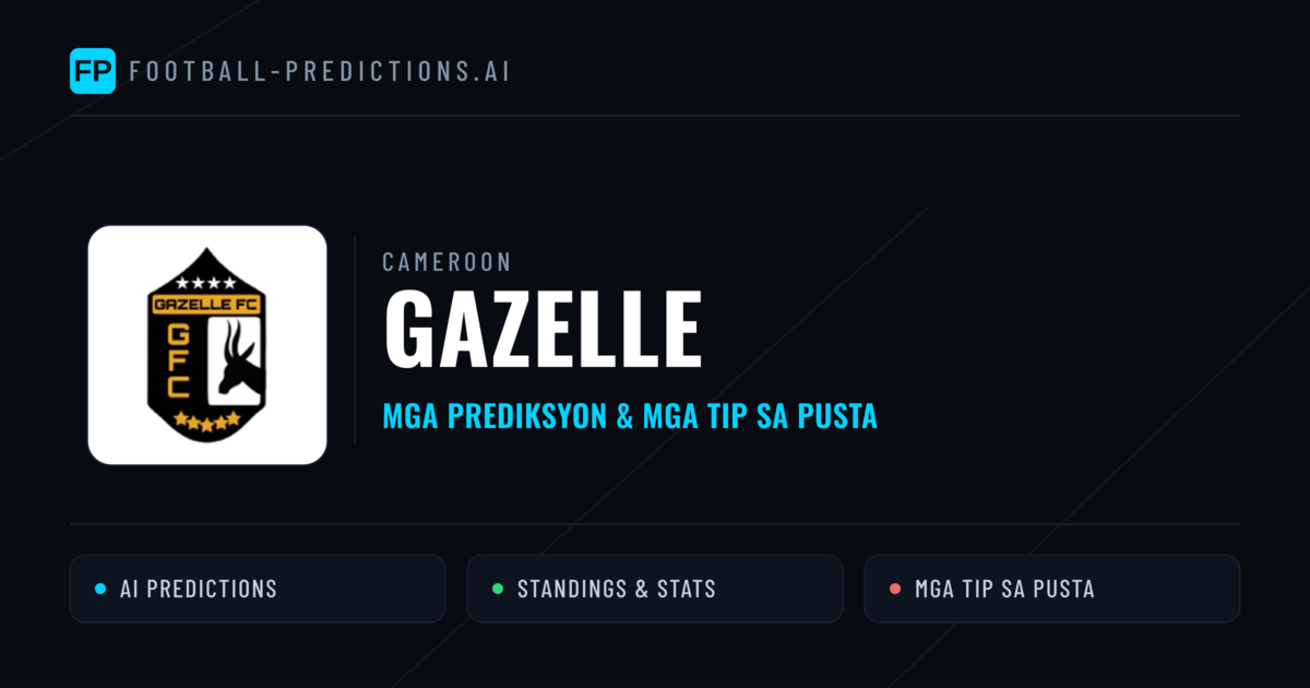 Gazelle Predictions & Stats