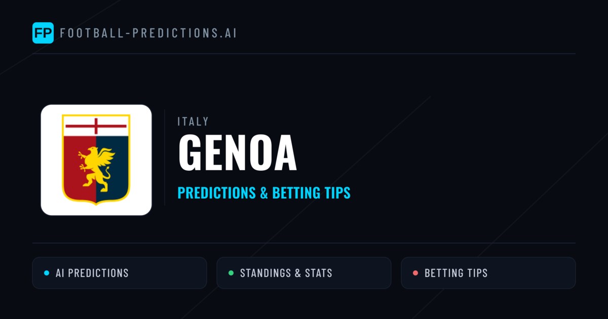 Genoa Predictions & Stats