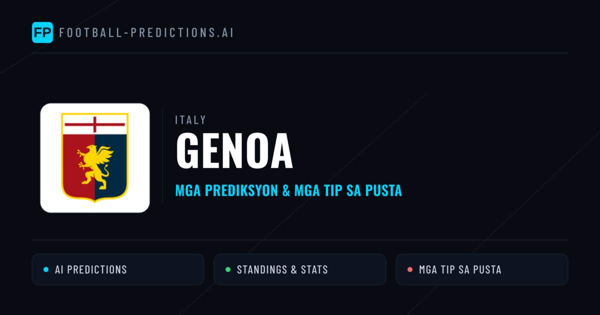 Genoa Predictions & Stats