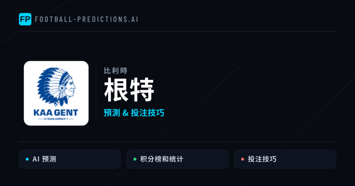 根特 運彩分析｜足球預測與數據