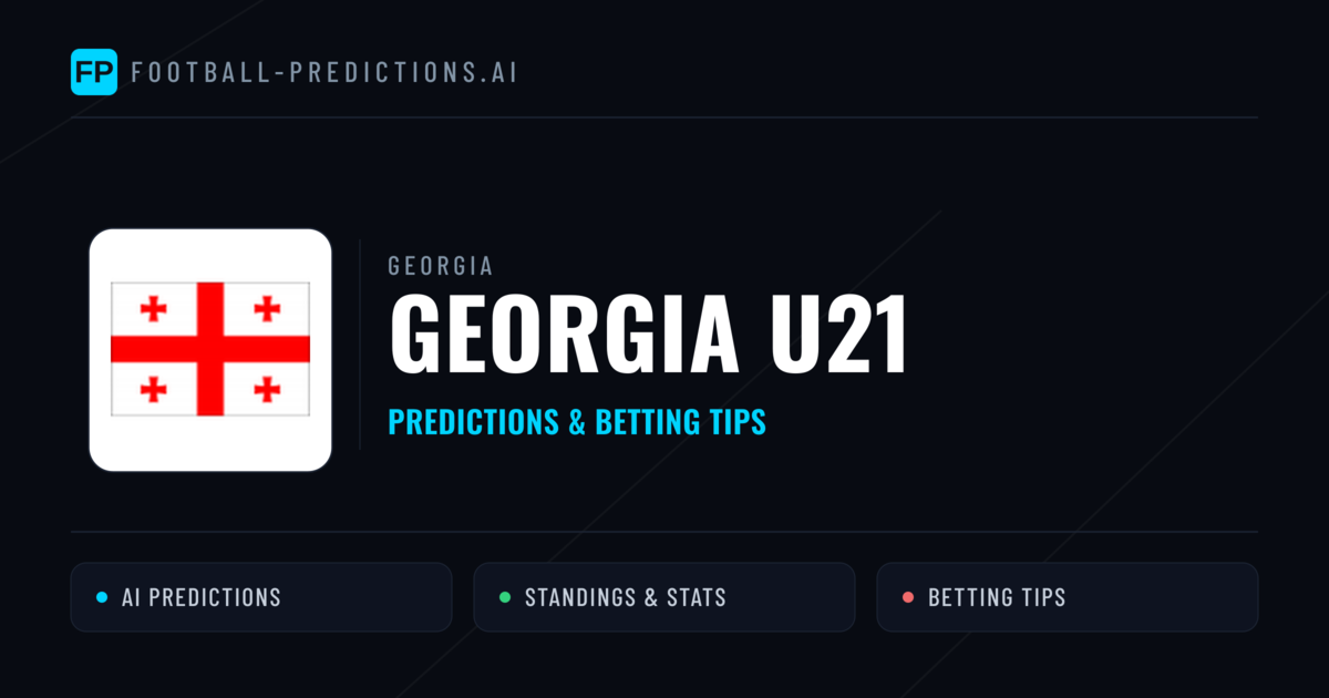 Georgia U21 Predictions & Stats